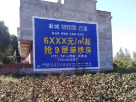 洛川品牌公司青睐的墙体广告