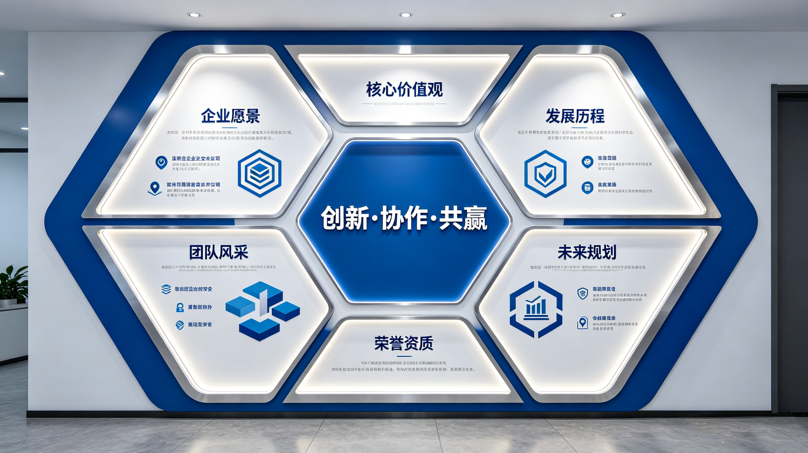  洛川企业文化墙六边形避坑指南（新手常犯5个错误）